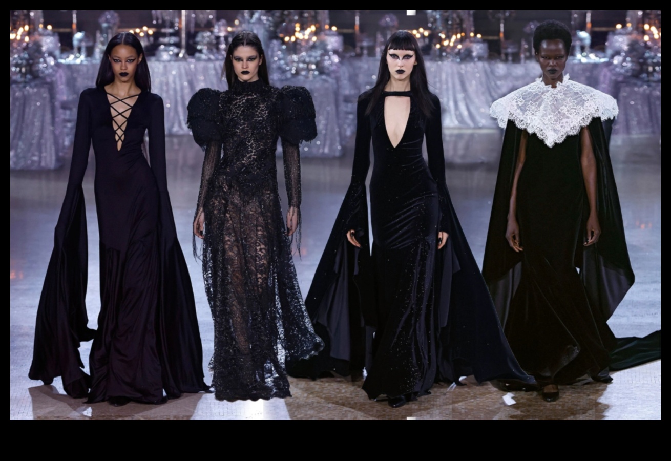 Gothic Glam: izrotājieties tumsas elegancē