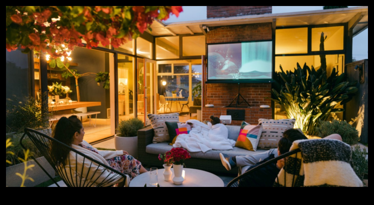 Kā ainavas iedvesmo un ietekmē brīvdabas filmu seansu noformējumu?