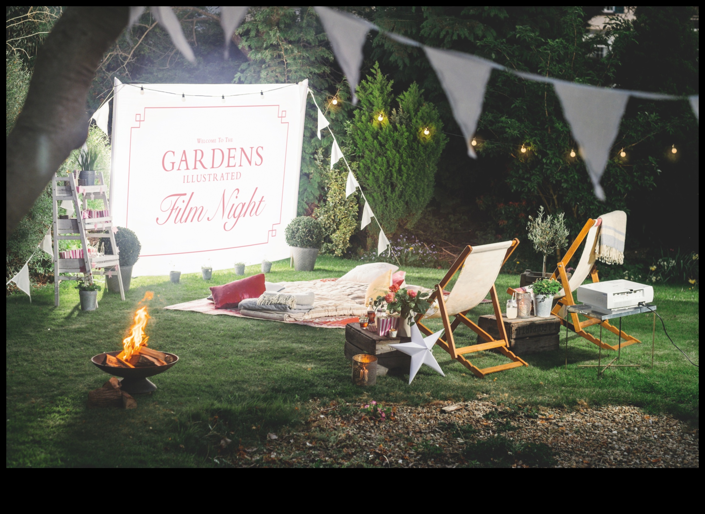 Kā ainavas iedvesmo un ietekmē brīvdabas filmu seansu noformējumu?