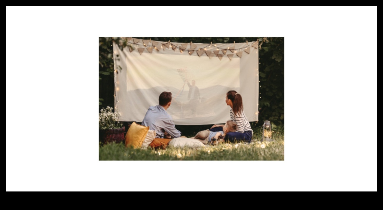 Kā ainavas iedvesmo un ietekmē brīvdabas filmu seansu noformējumu?