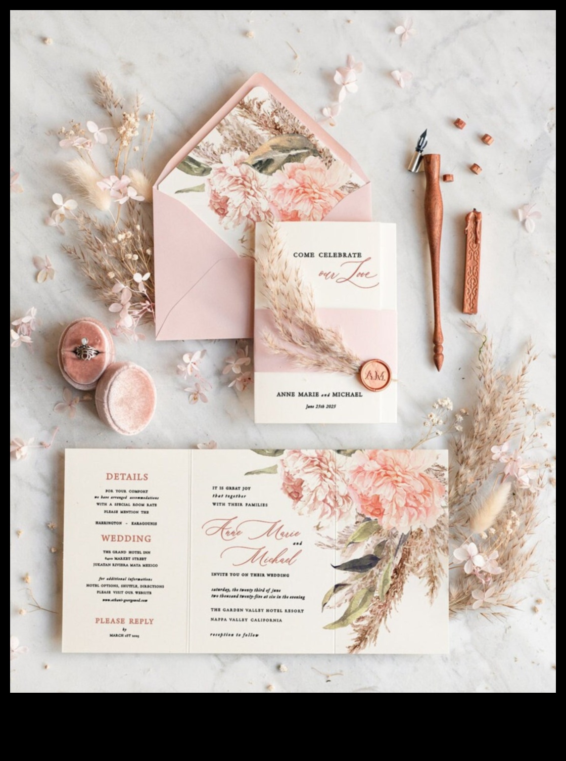 Eleganti čuksti: mākslinieciski kāzu ielūgumi