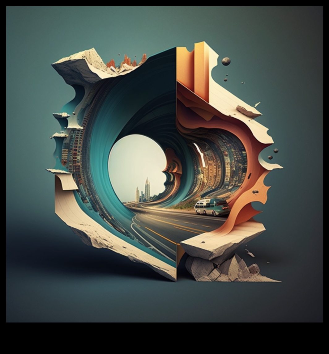 Abstraktās arhitektūras: tēlains dizains fotogrāfijā