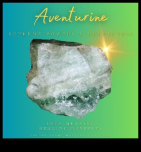 Aventurīna aura: izstaro labklājību ar zaļo aventurīnu