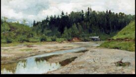 Spilgti skati: satriecošu ainavu gobelēns