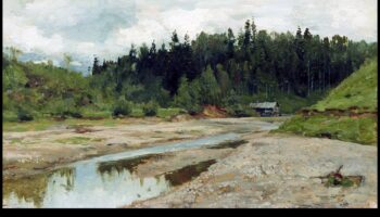 Spilgti skati: satriecošu ainavu gobelēns