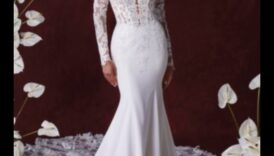 Drosmīgi skaista: gludi mūsdienu līgavu modes silueti