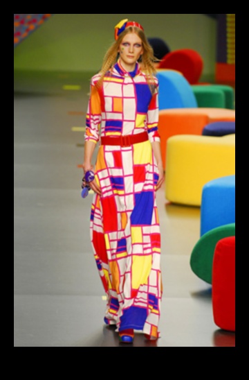 Ģeometriskais glams: formas un raksti mūsdienu modē